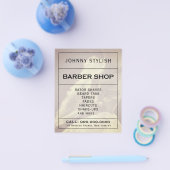 Moderne, minimalistische elegante kappers flyer (Enkel)