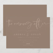 Moderne minimalistische elegante klassieker | Brui Kaart (Voorkant / Achterkant)