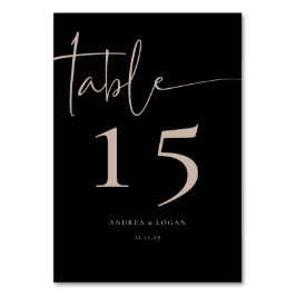 Moderne minimalistische elegante klassieker kaart