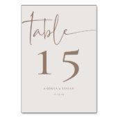 Moderne minimalistische elegante klassieker kaart (Achterkant)