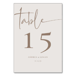 Moderne minimalistische elegante klassieker kaart