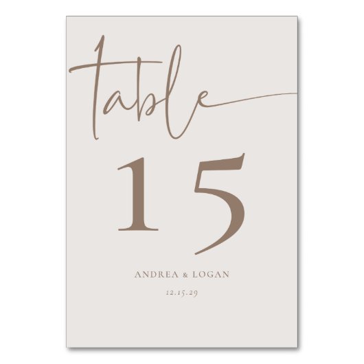 Moderne minimalistische elegante klassieker kaart (Voorkant)