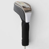 Moderne minimalistische elegante kunst golfheadcover (Schuin)