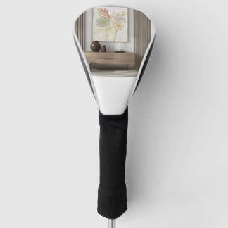 Moderne minimalistische elegante kunst  golfheadcover