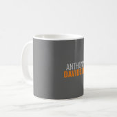 Moderne Minimalistische Elegante Professionele Een Koffiemok (Voorkant links)