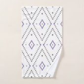 Moderne minimalistische elegante stijlvolle boho bad handdoek (Handdoek)