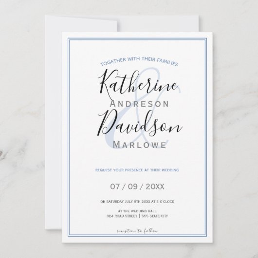 Moderne minimalistische ✨💌 Elegante trendsetting Kaart (Voorkant)