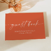 Moderne minimalistische elegante Verona Sunset bru Gastenboek