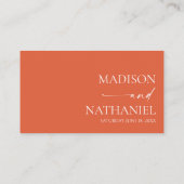 Moderne minimalistische elegante Verona Sunset bru Plaatskaartje (Achterkant)