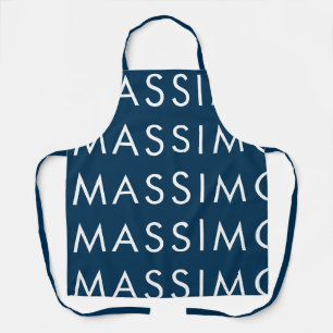 Moderne Minimalistische Elegante Vlakke Pruisisch Schort