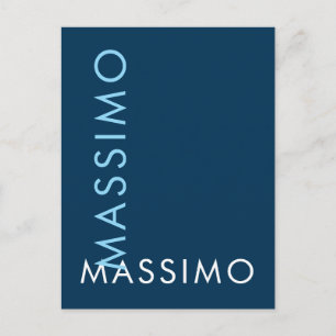 Moderne Minimalistische Elegante Vlakke Pruisische Briefkaart