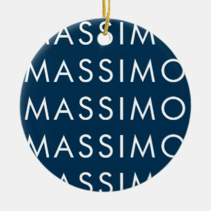 Moderne Minimalistische Elegante Vlakke Pruisische Keramisch Ornament