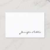 Moderne, minimalistische, elegante vormgeving visitekaartje (Voorkant)