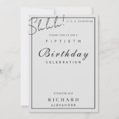 Moderne minimalistische elke mijlpaal verrassing v kaart (Voorkant)