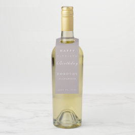 Moderne minimalistische elke mijlpaal Volwassen Ve Flessenhanger