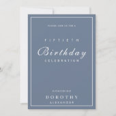 Moderne minimalistische elke mijlpaal Volwassen Ve Kaart (Voorkant)