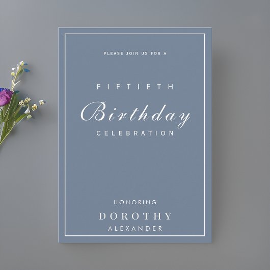 Moderne minimalistische elke mijlpaal Volwassen Ve Kaart