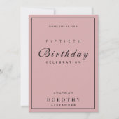 Moderne minimalistische elke mijlpaal Volwassen Ve Kaart (Voorkant)