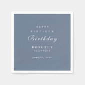 Moderne minimalistische elke mijlpaal Volwassen Ve Servet (Voorkant)