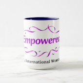 Moderne Minimalistische Empowered IWD 2026 Op Maat Mok (Midden)