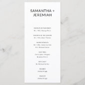 Moderne minimalistische en eenvoudige platte Kaart (Achterkant)