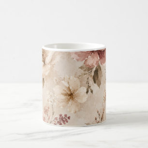 Moderne Minimalistische Esthetische Natuur Kunst Koffiemok