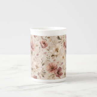 Moderne Minimalistische Esthetische Natuur Kunst Porselein Kop