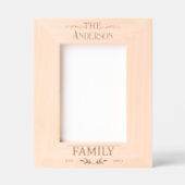 Moderne minimalistische familie. foto gegraveerde lijstjes (Voorkant)