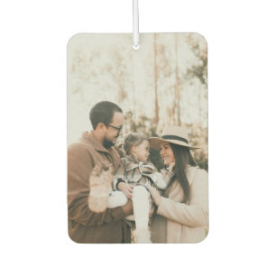 Moderne minimalistische familiefoto luchtverfrisser