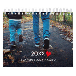 Moderne minimalistische familiefoto van 2023 - Aan Kalender