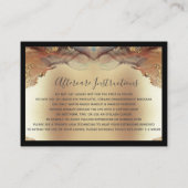 Moderne minimalistische Faux Gold Foil Lash Afterc Visitekaartje (Achterkant)