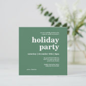 Moderne minimalistische feestdag kaart (Staand voorkant)