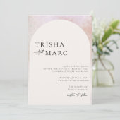 Moderne minimalistische feestdag kaart (Staand voorkant)