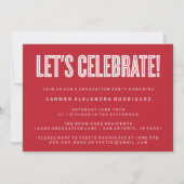 MODERNE MINIMALISTISCHE FELICITATIES AFSTUDEREN UI KAART (Achterkant)