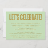 MODERNE MINIMALISTISCHE FELICITATIES AFSTUDEREN UI KAART (Achterkant)
