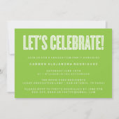 MODERNE MINIMALISTISCHE FELICITATIES AFSTUDEREN UI KAART (Achterkant)