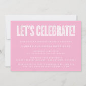 MODERNE MINIMALISTISCHE FELICITATIES AFSTUDEREN UI KAART (Achterkant)