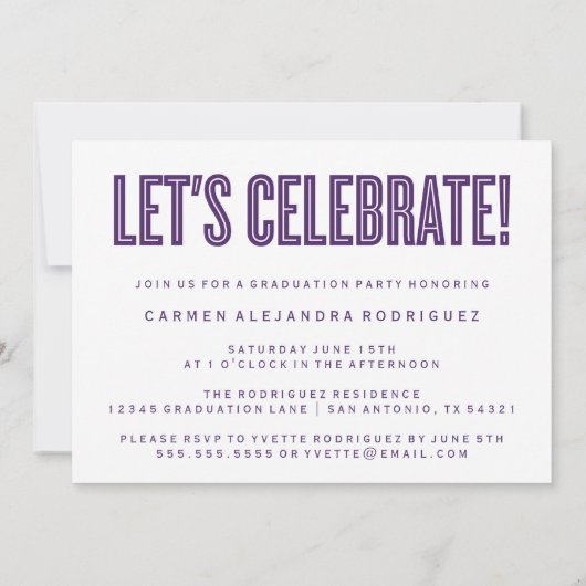 MODERNE MINIMALISTISCHE FELICITATIES AFSTUDEREN UI KAART (Achterkant)