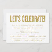 MODERNE MINIMALISTISCHE FELICITATIES AFSTUDEREN UI KAART (Achterkant)