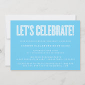 MODERNE MINIMALISTISCHE FELICITATIES AFSTUDEREN UI KAART (Achterkant)