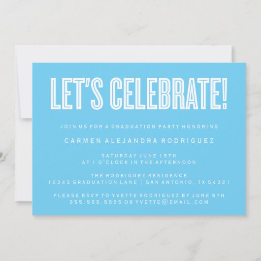 MODERNE MINIMALISTISCHE FELICITATIES AFSTUDEREN UI KAART (Achterkant)