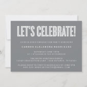 MODERNE MINIMALISTISCHE FELICITATIES AFSTUDEREN UI KAART (Achterkant)