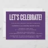 MODERNE MINIMALISTISCHE FELICITATIES AFSTUDEREN UI KAART (Achterkant)