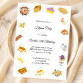 Moderne Minimalistische Filipijnse Feest Uitnodigi Kaart