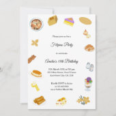 Moderne minimalistische Filippijnse partij uitnodi Kaart (Voorkant)