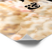 Moderne minimalistische foto bruiloft poster (Hoek)