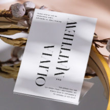 Moderne minimalistische foto bruiloft verlovingsfe