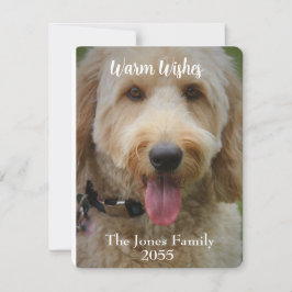 moderne minimalistische foto  feestdagenkaart