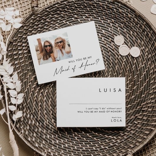 Moderne, minimalistische foto gemaakt van het eerv kaart