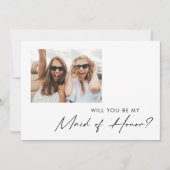 Moderne, minimalistische foto gemaakt van het eerv kaart (Voorkant)